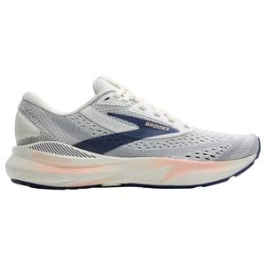 NEW Brooks Adrenaline GTS 24 Running Shoes Grey/Blue Ribbon/Peach, Women's 8.5 M